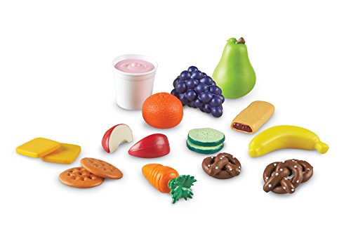 Learning Resources New Sprouts Healthy Snack Set - 18 Pieces, Ages 2+ Pretend Play Food For Toddlers, Preschool Learning Toys, Kitchen Play Toys For Kids #TOP2