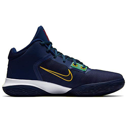 Nike Men's Kyrie Flytrap Iv Basketball Shoe, Blue Void/Speed Yellow, 9.5 Us #TOP25