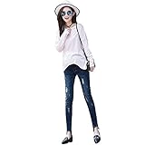 Laisla fashion Ropa De Maternidad Para Mujer De Clásico Maternidad Jeans Pantalones De Maternidad De Estiramiento Largo Pantalones Vaqueros Pantalones De Embarazo Leggings De Maternidad Rectos Pantalo