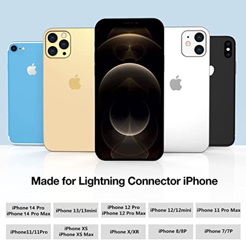 2 Pack - Apple Headphones Lightning Earphones Earbuds, Wired In Ear Stereo Noise Canceling Isolating Headphones For Iphone 14 13 12 11 Pro Max X Xs 8 7 Se, White (Built In Microphone & Volume Control) #TOP6