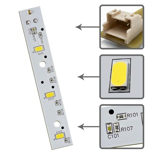 image for WISINY WR55X26671 Freezer LED Light Board Compatible for GE Refrigerat