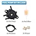 Fuel Pump for Kohler, and Oil Hose Compatible with Kohler 17HP-25HP Briggs 491922 808656 and Stratton John Deere LG808656 M138498 M145667 Honda Yamaha Small Engine Lawn Mower Tractor (A Set)