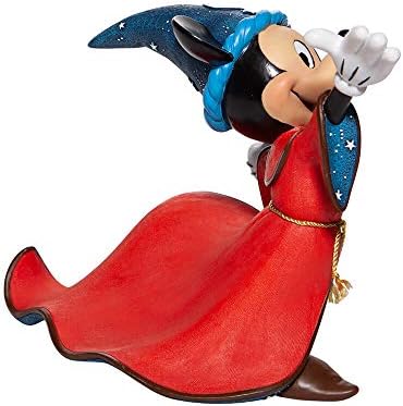 Enesco Disney Showcase Couture de Force Fantasia 80th Anniversary Sorcerer's Apprentice Mickey Mouse Figurine, 8.74 Inch, Multicolor