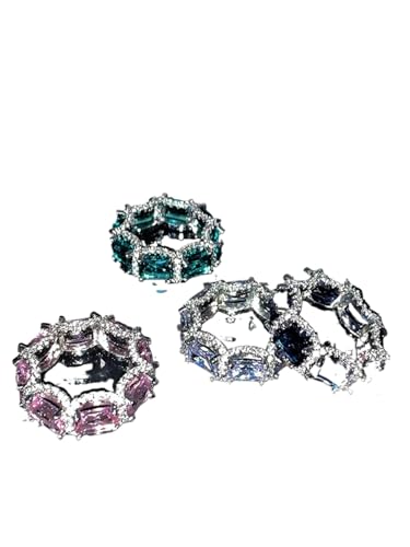 Anneaux Ring Bijoux Femmes Hommes pour 6 Whitestone de luxe