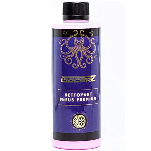 Brillant / Nettoyant et Entretien Pneus et Plastiques Noirs / Caoutchouc | Effet Neuf & Satiné | Longue Durée | Gamme Professionnelle & Detailing | Facile d'utilisation | Odeur BubbleGum | 500 ML Cover