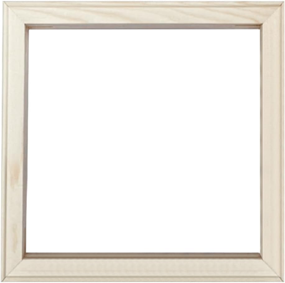 DIY Canvas Stretcher Bars Kit 8x8 Inch Canvas Frame Wood Stretcher Bars Easy to Assemble for Oil Painting, Paint by Numbers & Posters, Gallery Home Decor
