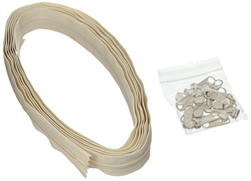 Zippers by The Yard (4yds) -Ivory