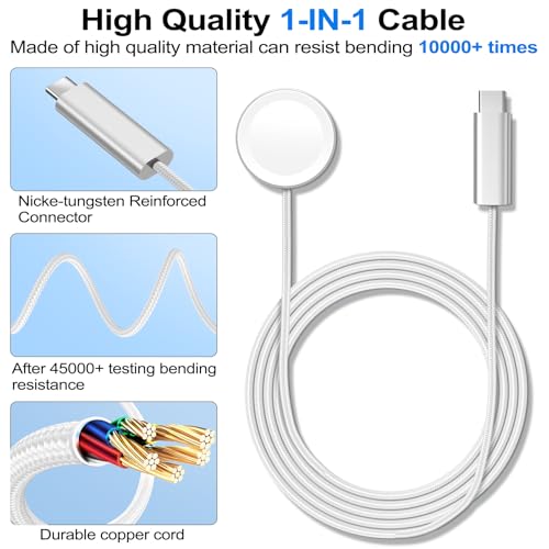 Upgraded for Apple Watch Charger Magnetic USB C Adapter & Charging Cable by xiwxi - Used condition - Image 6