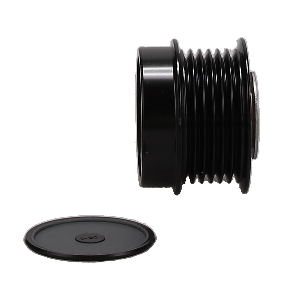 New OE Premium Grade 6-Groove Decoupler Pulley Compatible with Chrysler 300 2011-2023, Grand Cherokee, Challenger, Charger Durango Ram 1500-4500 Replaces 05184692AB 5184692AB 37181P 920972 920972A