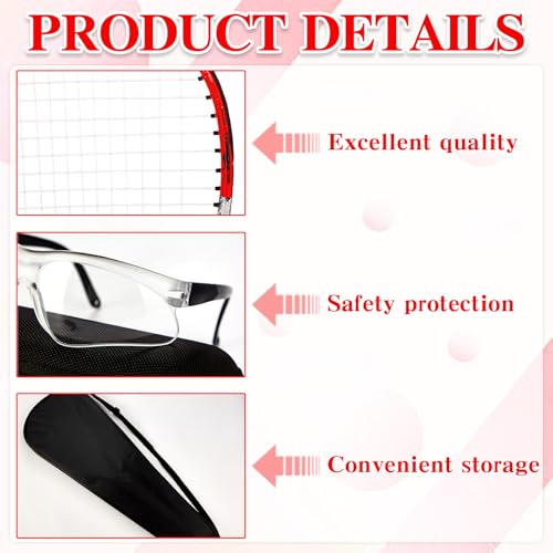 image for Conderyang 2 Pack Beginner Squash Racquet Set Includes Racquets with R