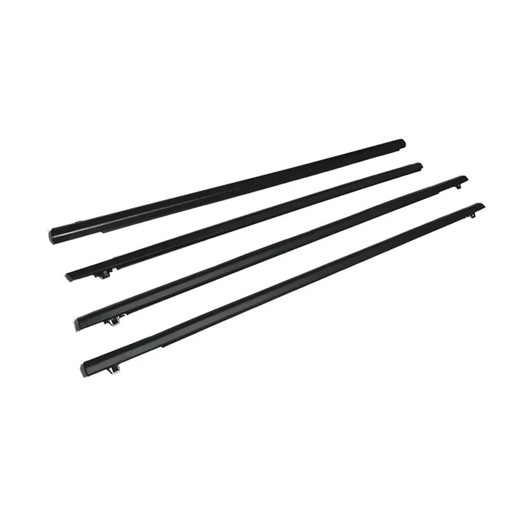 Syxlsjw One Color Sealing Strip 4Pcs Window Outer Weatherstrip For Honda For Fit 2009-2014 Side Door Windows Glass Rubber Belt Moulding Trim Sealing Protector