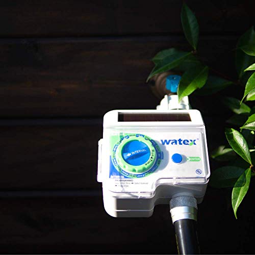 Solar Powered Tap Timer, White, Irrigation Tap Timer, Batteries Included. #TOP2
