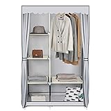 【PRAKTISCH】Das Design der Wäscheschrank ist sehr platzsparend, leicht und stabil. Der Kleiderschrank ist ein idealer Stauraum, der in Treppenhäusern, Schlafzimmern, Kinderzimmern und Keller usw. platziert werden kann. Leichte Struktur kann Ihre unterschiedlichen Bedürfnisse erfüllen.Sie können auch Dekorationen oder andere kleine Gegenstände in Seitentaschen stecken