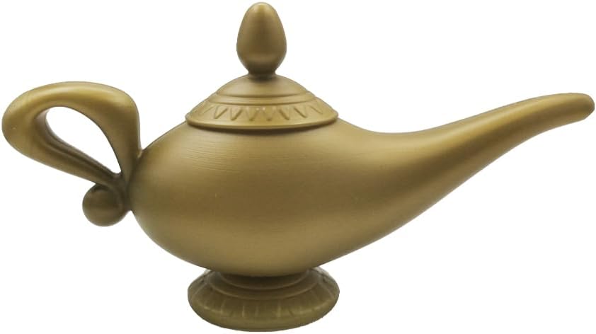 Arabian Oil Lamp - Gold Magic Genie Lamp, Aladdin Ornament