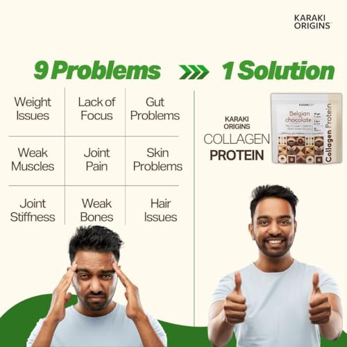 Image of Vegan Collagen Protein Powder | Belgian Chocolate - Dark Cocoa Flavour | Pack of 4 x 675g | 2 Months Supply | 28g Protein per Serving | 6000mg Collagen Peptides, BCAA & Essential Amino Acids | UNISEX