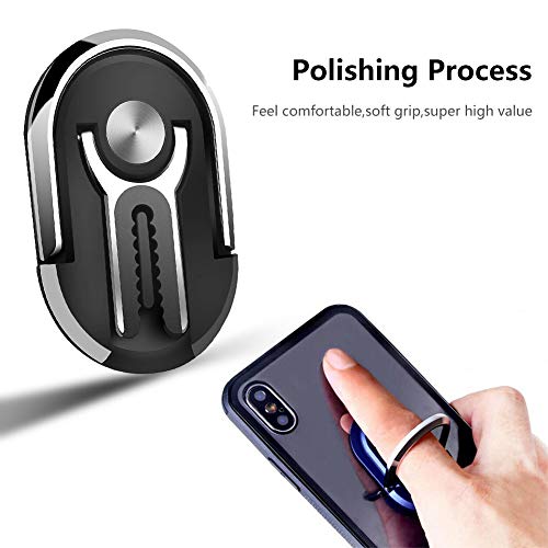 Phone Ring Holder Multipurpose Mobile Phone Bracket Holder Rotation Stand Phone Ring Holder Finger Kickstand Stand 360 Degree Rotation for Car Home - Thumbnail 5