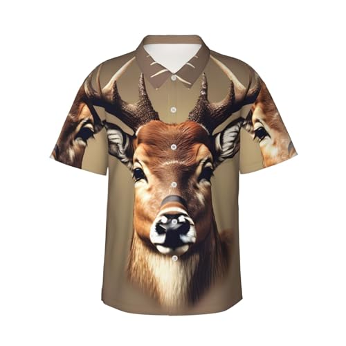 Chemise hawaïenne homme cerf idéale pour vos vacances et journées plage