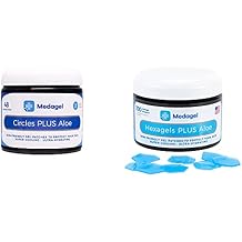 Medagel Hexagels and Circles Bundle - Instant Hydrogel Pad Technology for Instant Soothing Cooling Relief of Skin Conditions | First Aid Essential