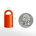 MagnetPal 3 pack Heavy-Duty Neodymium Anti-Rust Magnet, Best for Magnetic Stud Finder / Key Organizer / Indoor and Outdoor Multi Uses, Orange with Key Ring (SP-MPM3OR)