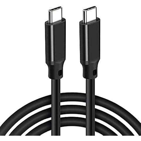 USB-C to USB-C 3.2 Gen 2 Cable for Apple iPhone 15 16, MacBook & iPad Pro Air, Samsung Galaxy Smartphone, Tablets, Laptops, 100W Fast Charging Cord, 20Gbps Speed (6.6Ft, Black) Cover