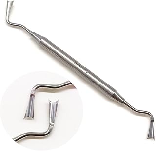 Double Ends Dental Implant Gingival Retraction Gingival Retractor Dental Gum Separator Isolation Tool Stainless Steel (1 Piece tip Width 5.5mm)