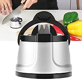 Derekland Knife Sharpener, Pocket Knife Sharpener with Powerful Suction Base, Kitchen Knife Sharpene