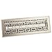 Accord Ventilation AMFRSNB414 Floor Register with Wicker Design, 4-Inch x 14-Inch(Duct Opening Measurements), Satin Nickel