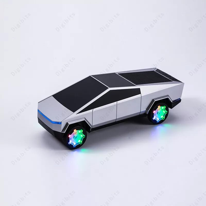 VILOFAL Cyberpickup Bluetooth Speaker + Car Wireless Charger, RGB Lights, Children Truck Toy
