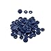 Navy Blue Plastic Snap Fasteners Size 20 100Sets Snap On Clothing Plastic Snap Button Matte T5 Round for Baby Clothes -A38