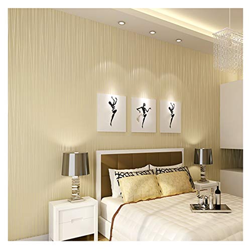 Décoration murale sans colle grâce au papier peint autocollant beige moderne pour grand salon