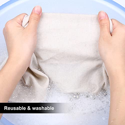 Muslin Fabric 5 Yard Muslin Cloth 63 Inches Wide Textile Unbleached Natural Cotton Fabric Soft and Smooth Embroidery Fabric Reusable and Washable Linen Fabric for Sewing Embroidery Decor DIY Projects