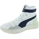 PUMA Mens Sky Modern Fitness Workout Basketball Shoes White 9.5 Medium (B,M)