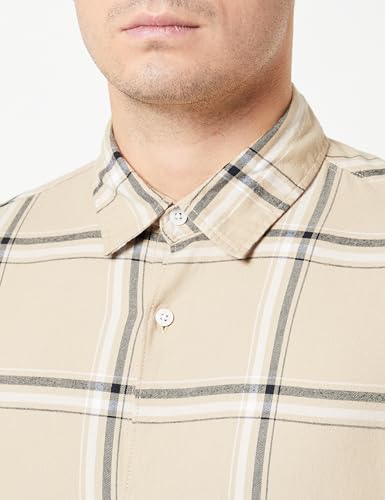JACK & JONES Herren Jorjoshua Check Shirt Ls Hemd 12227596 ,Cornstalk ,M – Ansicht 2