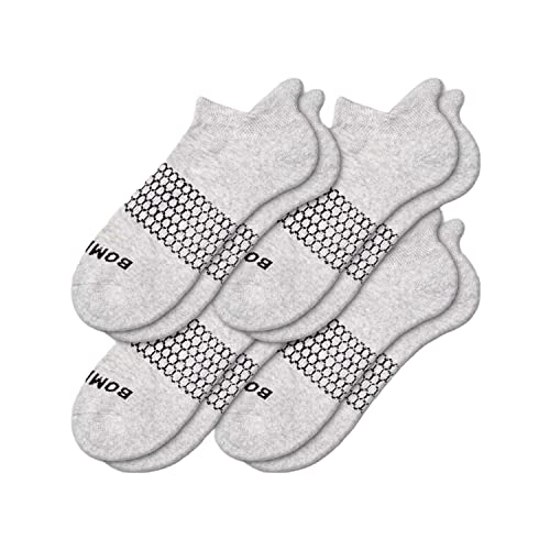 Bombas Men's Originals Ankle Socks, Grey Large Pack Of 4 #TOP7