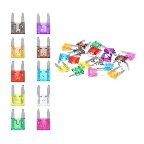 Mini fusibles de cuchilla pequeños para coche juego eléctrico de 2A a 40A zinc