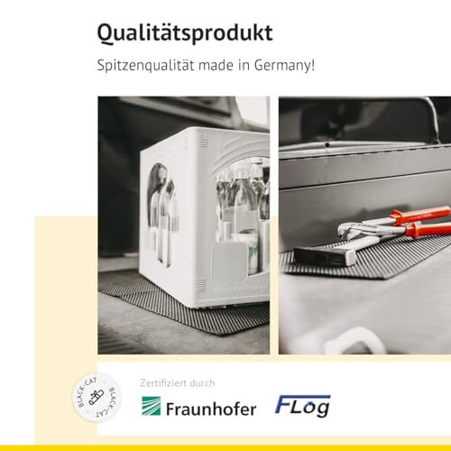 Black-CAT Original Uni-Car-Mate Antirutschmatte 600×450 mm – rutschfest & hochreißfest, ideal zur Ladungssicherung im Kofferraum, für Pkw & Kleintransporter, langlebig & ohne Kleber fixierbar