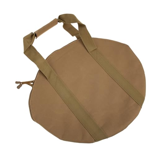 FUNOMOCYA Cast Iron Skillet Bag Portable Pan Storage Pouch Thick Oxford Cloth Outdoor Bakeware Storage for Camping and Cooking Supplies