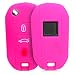 Produktbild kwmobile Autoschlüssel Hülle für Peugeot Citroen - Silikon Schutzhülle Schlüsselhülle Cover für Peugeot Citroen 3-Tasten Klapp Autoschlüssel Pink