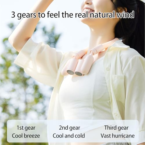 Ventilador de cuello sin aspas recargable para combatir el calor extremo 8