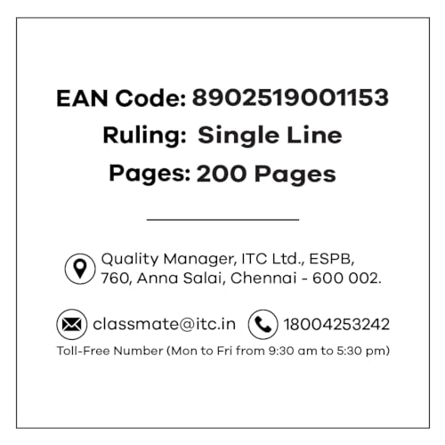 Classmate Pulse Single Subject Spiral Notebook-Pack Of 1|Single Line|200 Pages|24.0Cm X 18.0Cm|Attractive Cover Designs|Soft Cover|Notebooks For College Students(Cover May Vary As Per Availability) (Image - 6)