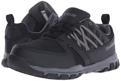 Reebok Womens Sublite Cushion Work Safety Toe Athletic Industrial Construction Shoe, Black, 7.5 Us #TOP6