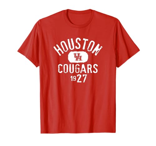 Houston Cougars 1927 Vintage Red Officially Licensed T-Shirt