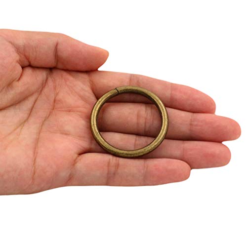 Generic Metal Bronze Annular Ring Buckle 1.2" Inside Diameter Loop Ring For Strap Keeper Pack Of 10 #TOP3