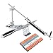 Professional Chef Knife Sharpener Pro III All Iron Steel Kitchen Sharpening Kit System Tools Fixed-angle With 4 Whetstones