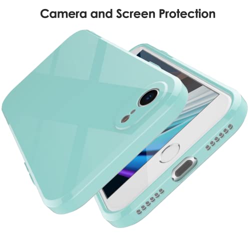 Shamo's Crystal Shock Absorption Tpu Rubber Gel Case Compatible With Iphone Se 2022 (3Rd Generation), Iphone Se 2020 (2Nd Generation) Iphone 8 And Iphone 7 (Green) #TOP2