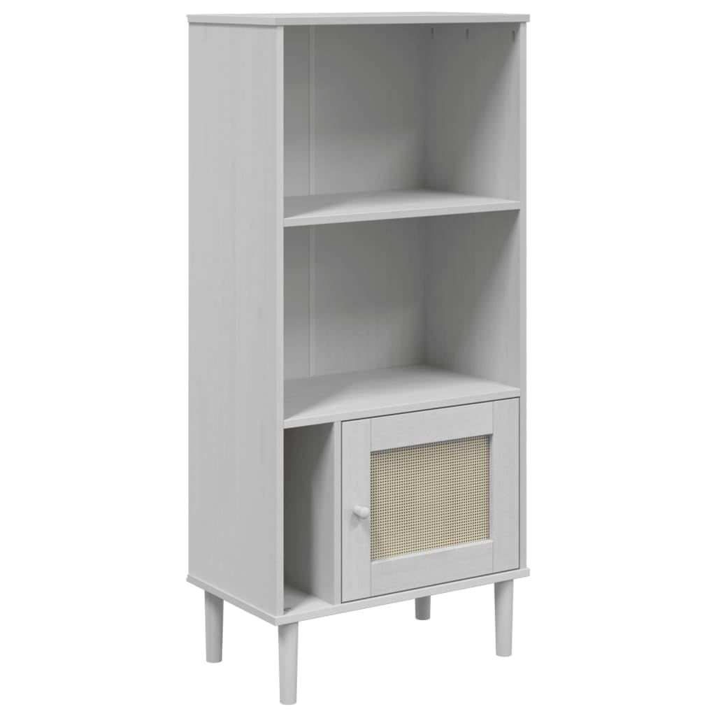 Estantería para libros Senja madera pino blanca soluciona falta de espacio salón