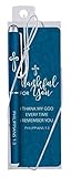 Religious Pens I Thank God Bible Verse Ballpoint Pen with Bookmark Gift Set