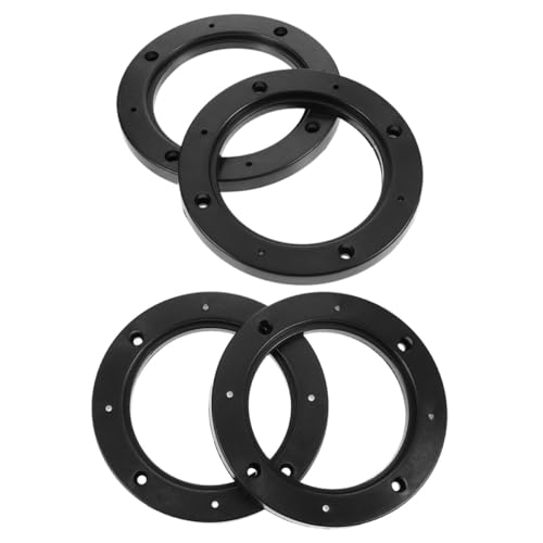 Espaciadores de altavoz de 5 pulgadas de ABS negro para modificar el audio de tu coche 5