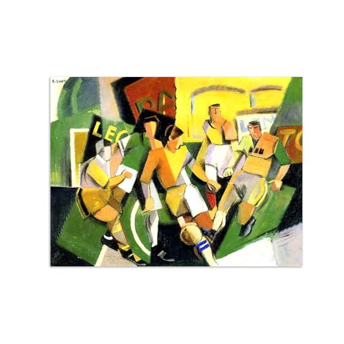 Peinture reproduction André Lhote Footballers de qualité supérieure 65x50cm
