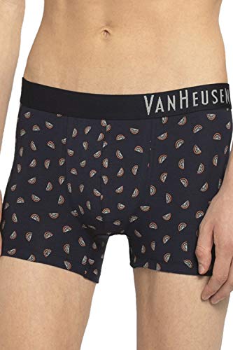 Image of Van Heusen Men's Cotton Trunk - Pack of 1 | Contoured pouch for support | Antibacterial Briefs | Sweat Absorbant | Moistue Wicking | Breathable Everyday Underwear | Long Lasting Color| Printed Colors | Style 10047